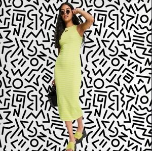 Womens striped maxi dress